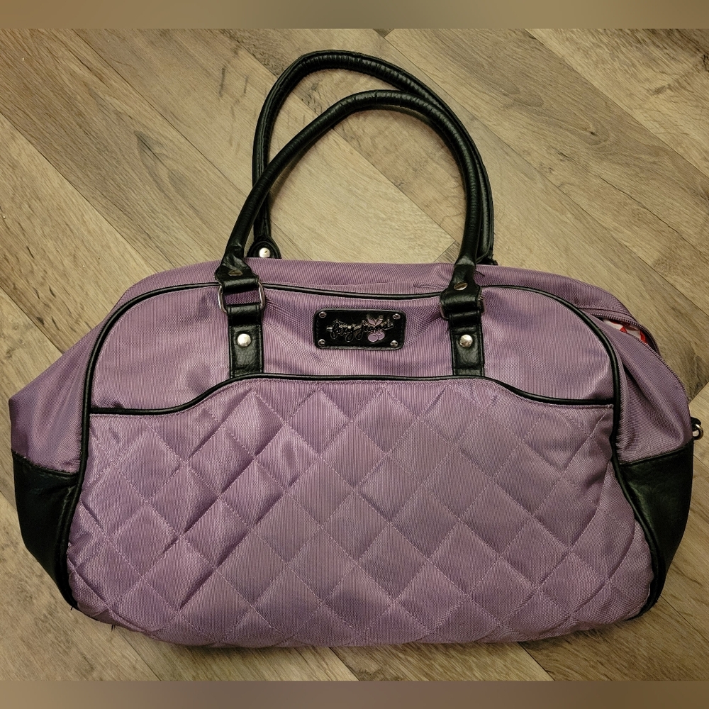 Purple Quilted Women's Bag